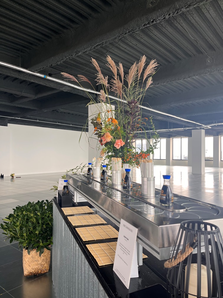 Sushi conveyor belt system